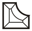Element fazowany narożnik pełny 2&rdquo;x2&rdquo;x1" 50,8x50,8x25,4mm