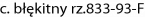 c. błękitny rz.833-93-F