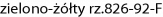zielono-żółty rz.826-92-F