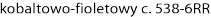 kobaltowo-fioletowy c. 538-6RR