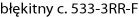 błękitny c. 533-3RR-F