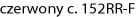 czerwony c. 152RR-F